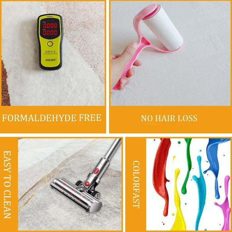 Tapis Géométrique Doux et Anti-Dérapant – Référence : 473829