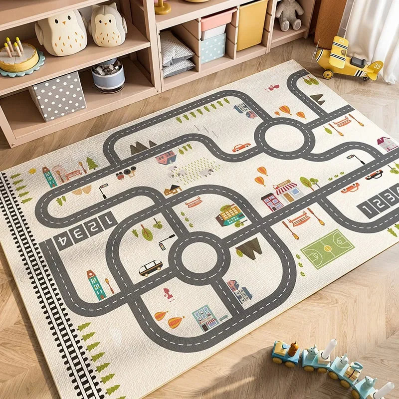 Tapis pour Enfant Cartoon Moderne et Facile à Entretenir – Référence : 473829