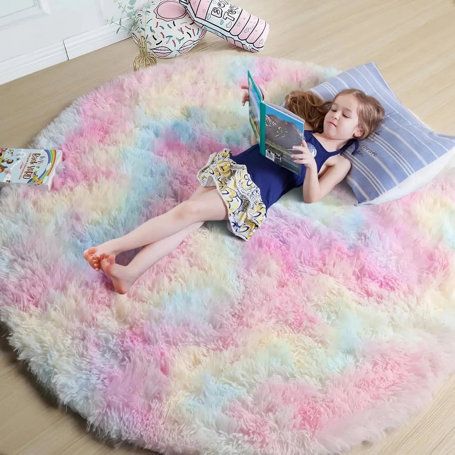 Tapis Rond Confort Doux et Résistant à l'eau – Référence : 482037