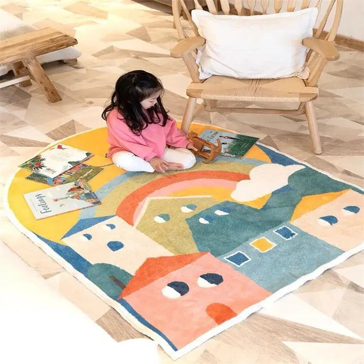 Tapis pour Enfant Doux et Coloré en Polyester – Référence : 734812
