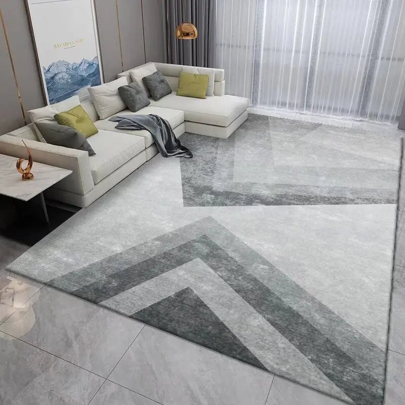 Tapis Géométrique Doux et Antidérapant – Référence : 418762
