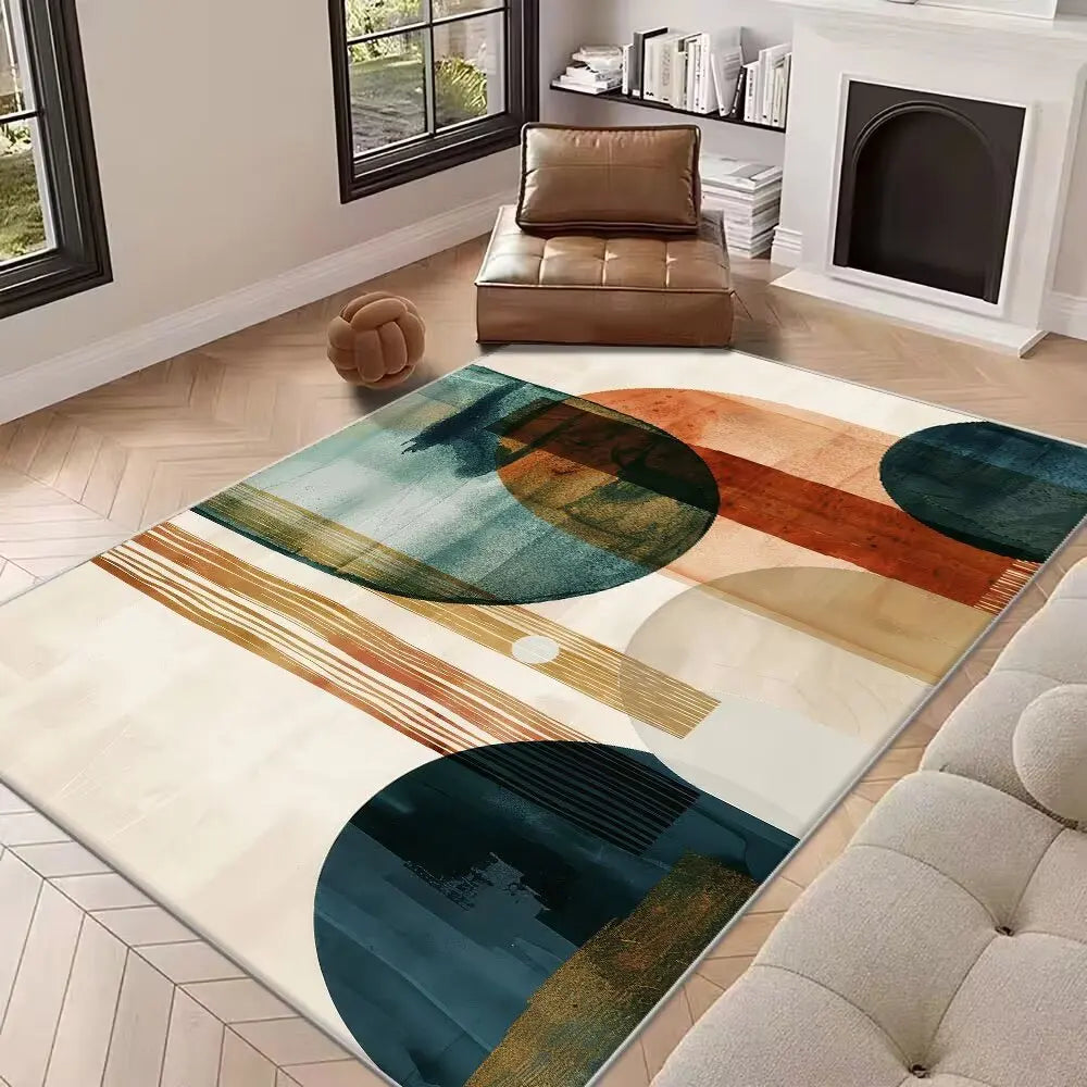 Tapis Géométrique Antidérapant et moderne – Référence : 452871