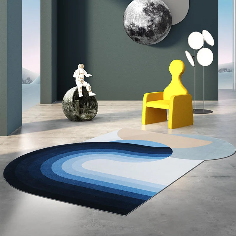 Tapis Géométrique Doux et Strié pour Intérieur – Référence : 587321