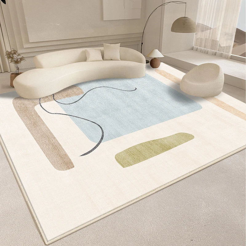 Tapis Géométrique Moderne et Abstrait – Référence : 124579
