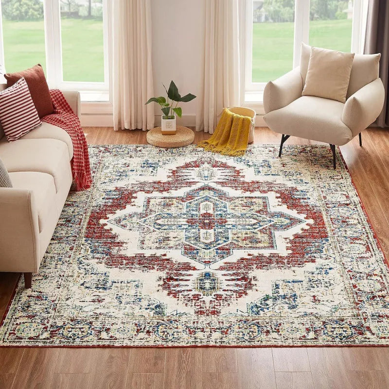 Tapis Bohème / Oriental Velours Élégant et Douillet – Référence : 584239