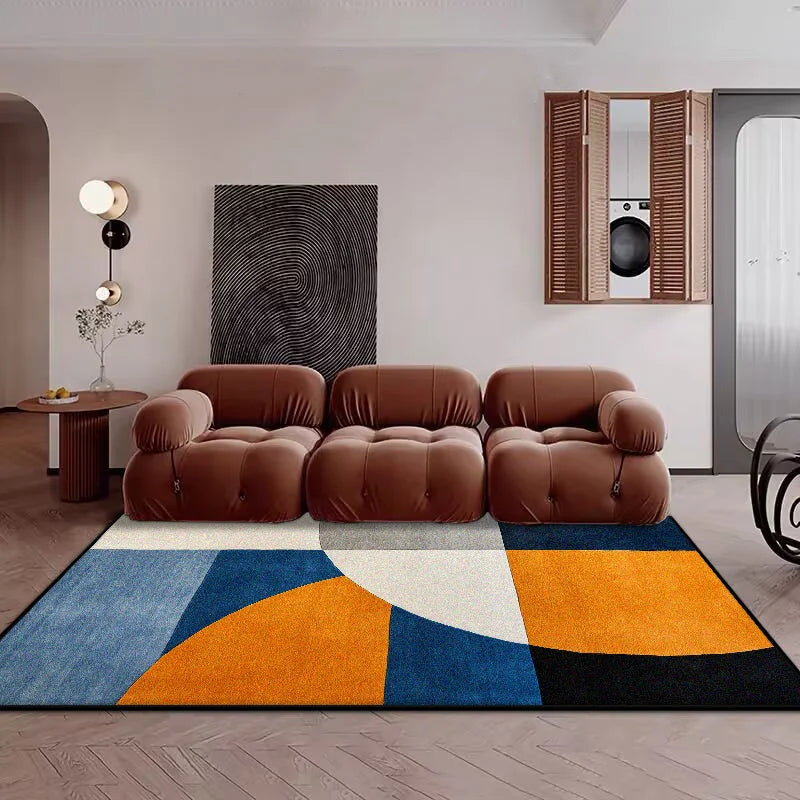 Tapis Géométrique Anti-Dérapant et Lavable – Référence : 562483