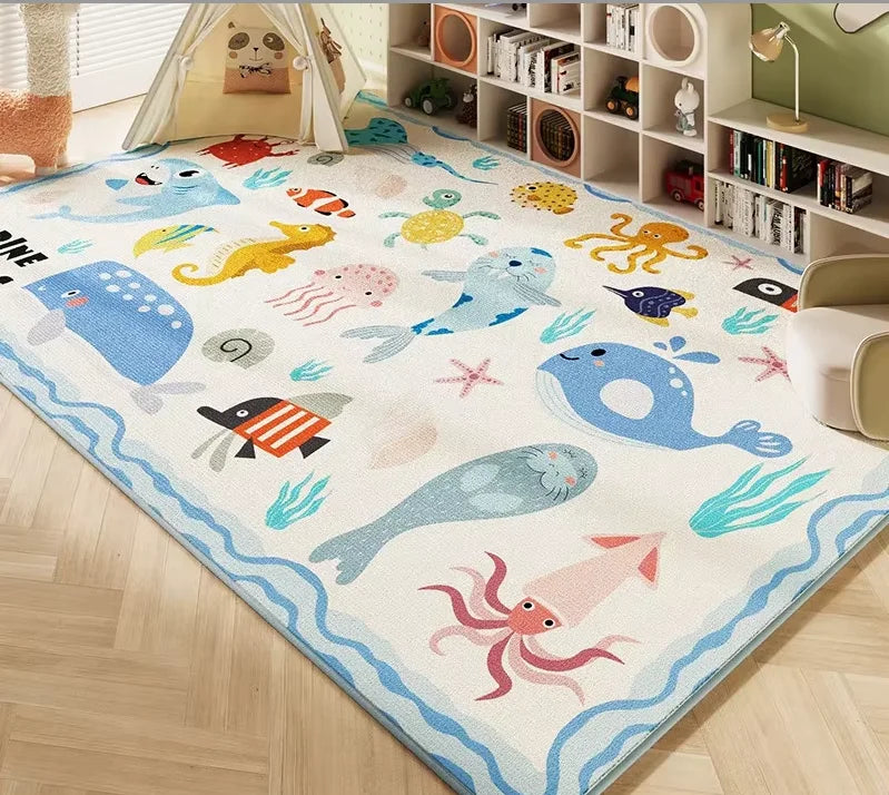Tapis pour Enfant Carte du Monde Underwater – Référence : 572041