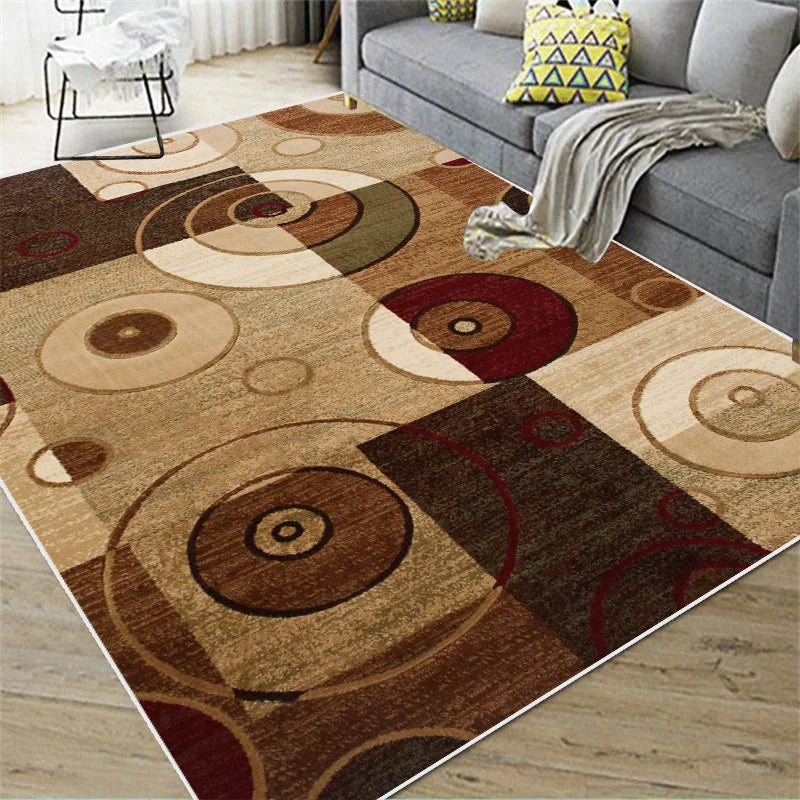 Tapis Géométrique Doux et Antidérapant – Référence : 487623