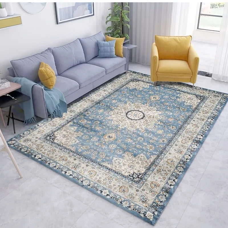 Tapis Bohème / Oriental Velours Cristal Antislip et Lavable – Référence : 652483