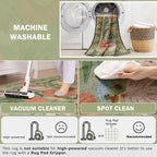 Tapis Floral Rose et Rétro – Référence : 482731