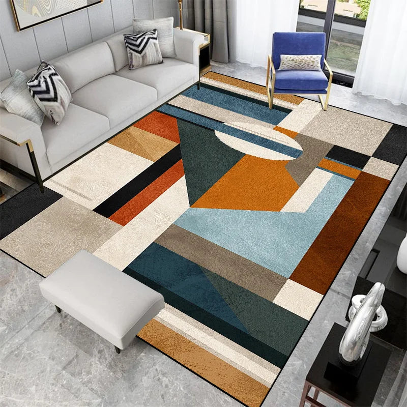Tapis Géométrique Nordic Doux et Antidérapant – Référence : 482639