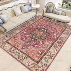 Tapis Bohème / Oriental Velours Cristal Anti-Taches – Référence : 482560