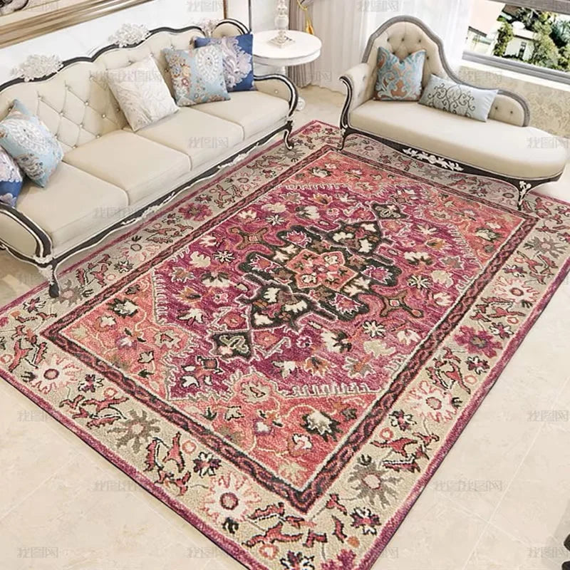 Tapis Bohème / Oriental Velours Cristal Anti-Taches – Référence : 482560