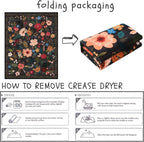 Tapis Floral Rétro Lavable Machine et Doux – Référence : 483216