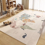 Tapis pour Enfant Cartoon Sous-Marin et Spatial – Référence : 647192