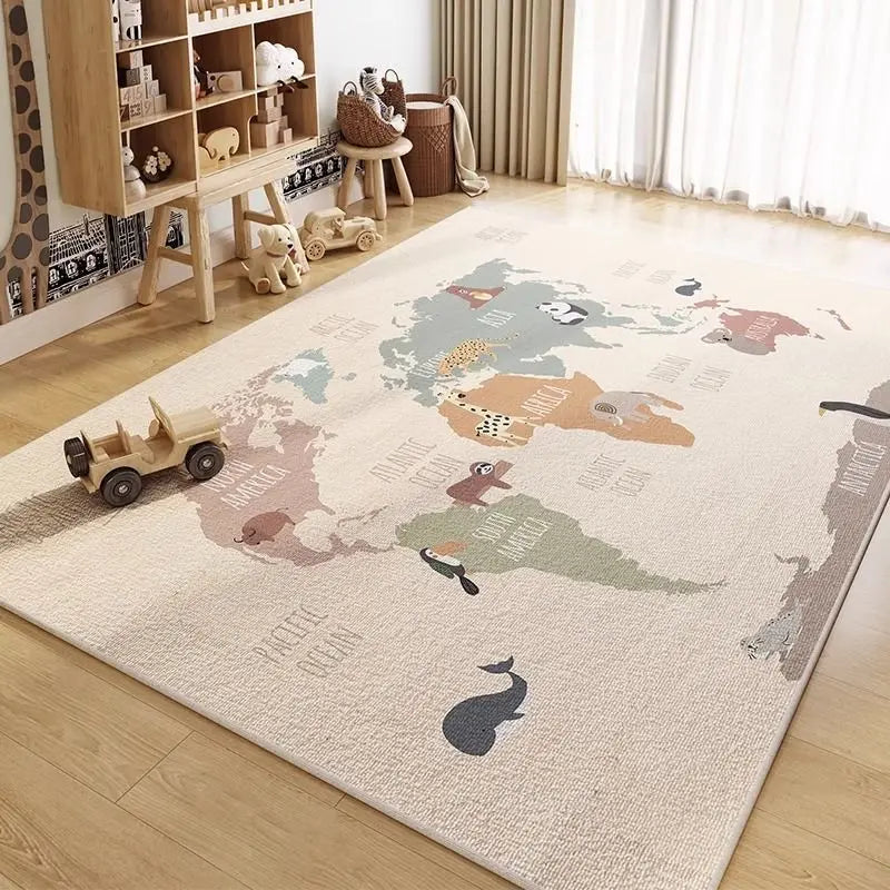 Tapis pour Enfant Cartoon Sous-Marin et Spatial – Référence : 647192