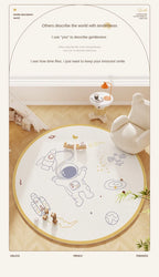 Tapis Rond Enfant Doux et Lavable – Référence : 104693