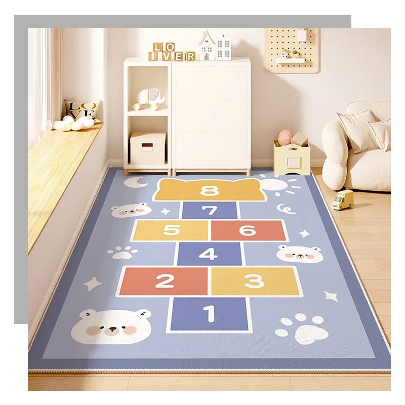 Tapis pour Enfant Minimaliste en Velours Doux – Référence : 483927