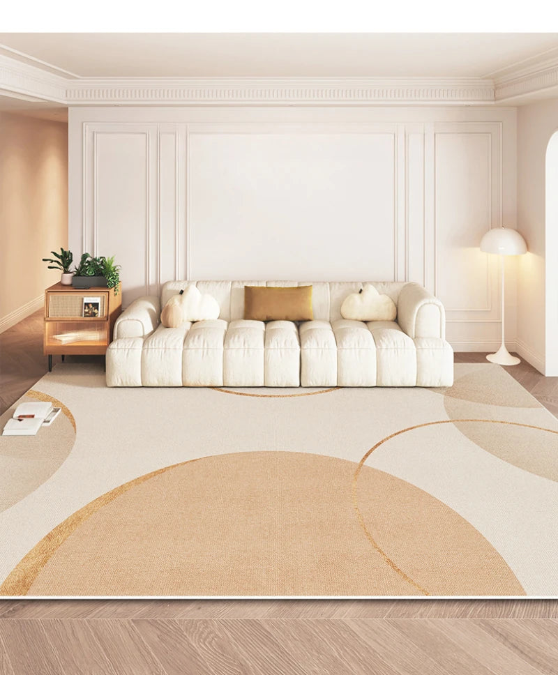 Tapis Géométrique Minimaliste et Lavable – Référence : 567489