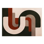 Tapis Géométrique Velours Épais et Luxueux – Référence : 482736