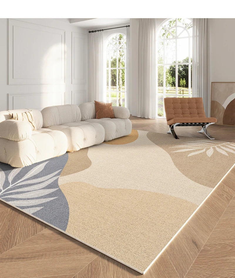 Tapis Géométrique Minimaliste et Lavable – Référence : 567489