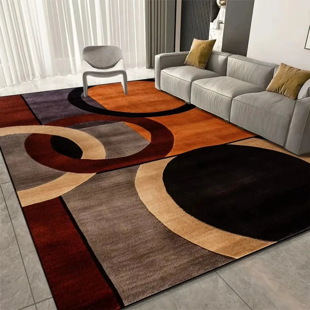 Tapis Géométrique Luxueux et doux pour salon – Référence : 734582