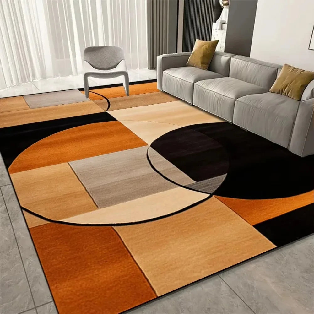 Tapis Géométrique Doux et Antidérapant – Référence : 457921