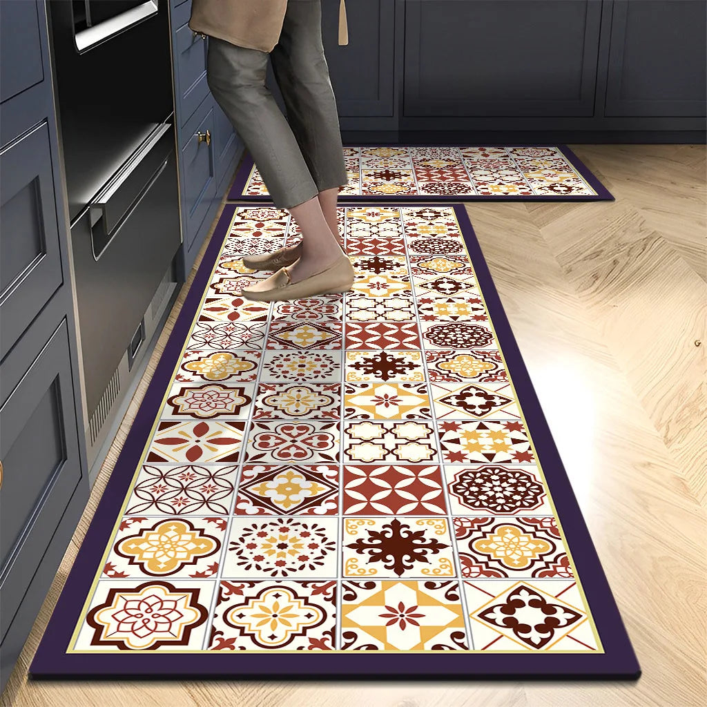 Tapis Cuisine – Référence: 872301 Rétro US Imperméable