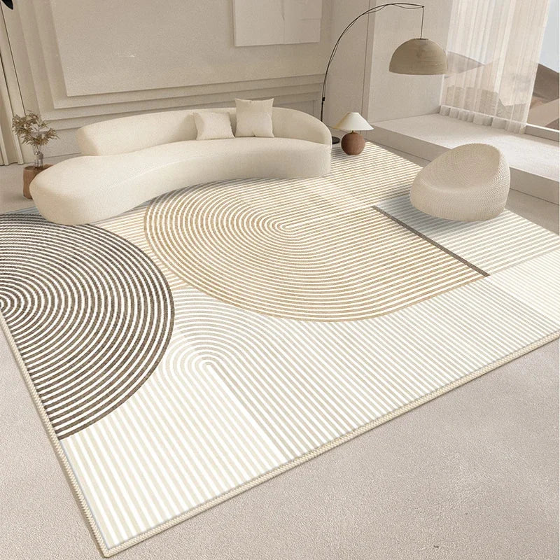 Tapis Géométrique Moderne et Abstrait – Référence : 481256
