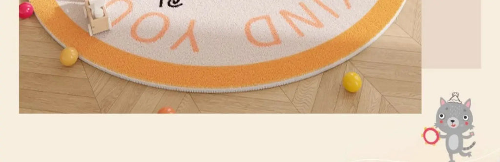 Tapis Rond Enfant – Référence : 204871 Doux et Lavable – Référence : 315679