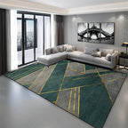 Tapis Géométrique Moderne et Antidérapant – Référence : 237845
