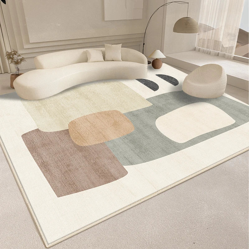 Tapis Géométrique Moderne et Abstrait – Référence : 481256