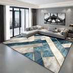 Tapis Géométrique Moderne et Antidérapant – Référence : 237845