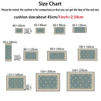 Tapis Géométrique Luxe Antidérapant Lavable – Référence : 481295
