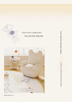 Tapis Rond Enfant – Référence : 104693 Peluche Doux Lavable