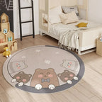 Tapis Rond Enfant Ludique Coloré – Référence : 304567