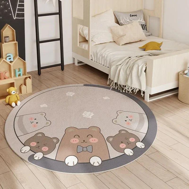 Tapis Rond Enfant – Référence : 104693 Antidérapant Ludique