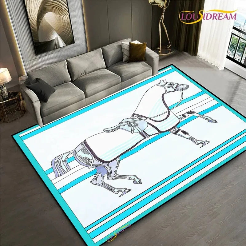 Tapis Horse / Hermes – Référence: 104693 Impression