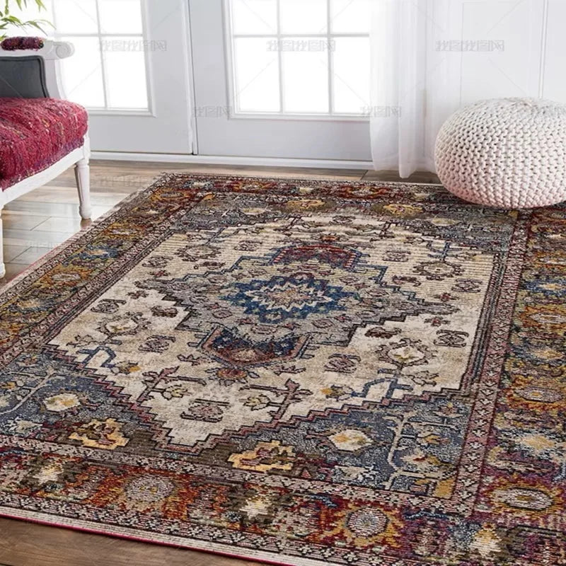 Tapis Bohème / Oriental Velours Antidérappant et Lavable – Référence : 582461