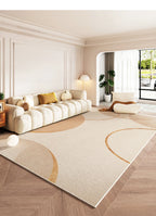 Tapis Géométrique Minimaliste et Lavable – Référence : 583216
