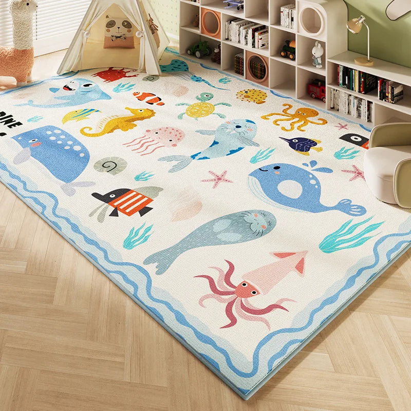 Tapis pour Enfant Carte du Monde Underwater – Référence : 572041