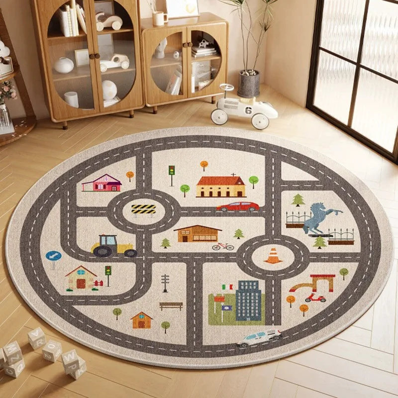Tapis Rond Enfant Ludique et Sûr – Référence : 104693