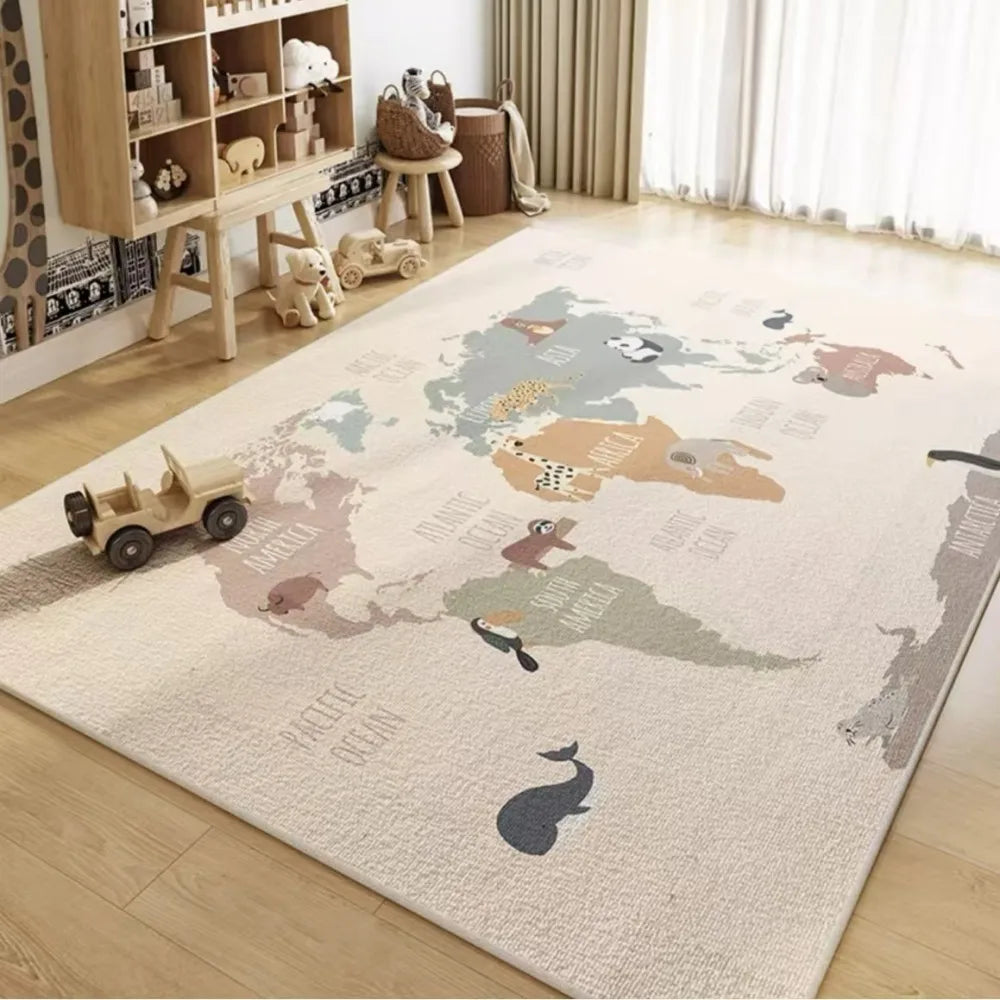 Tapis pour Enfant Carte du Monde Underwater – Référence : 572041