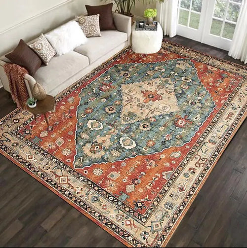 Tapis Bohème / Oriental Antidérapant et Lavable – Référence : 572819