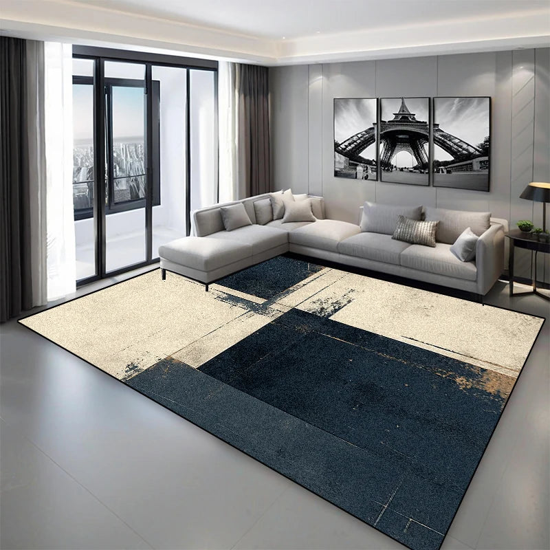 Tapis Géométrique Moderne et Antidérapant – Référence : 237845