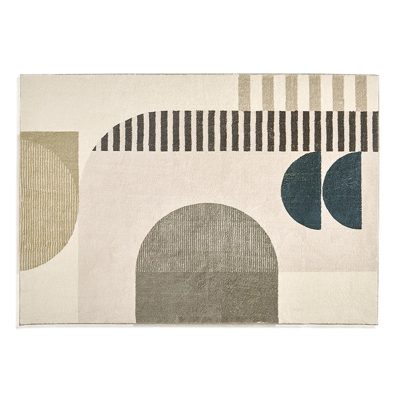 Tapis Géométrique Modern et Lavable – Référence : 482937