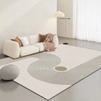 Tapis Géométrique Velours Cristal Anti-Dérapant – Référence : 482316