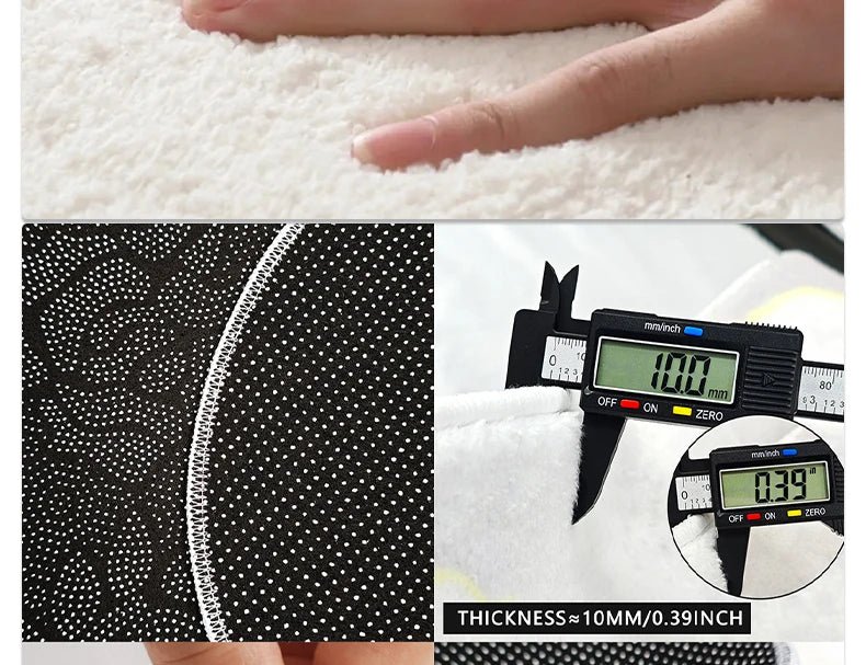 Tapis Géométrique Doux et Antidérapant – Référence : 457921