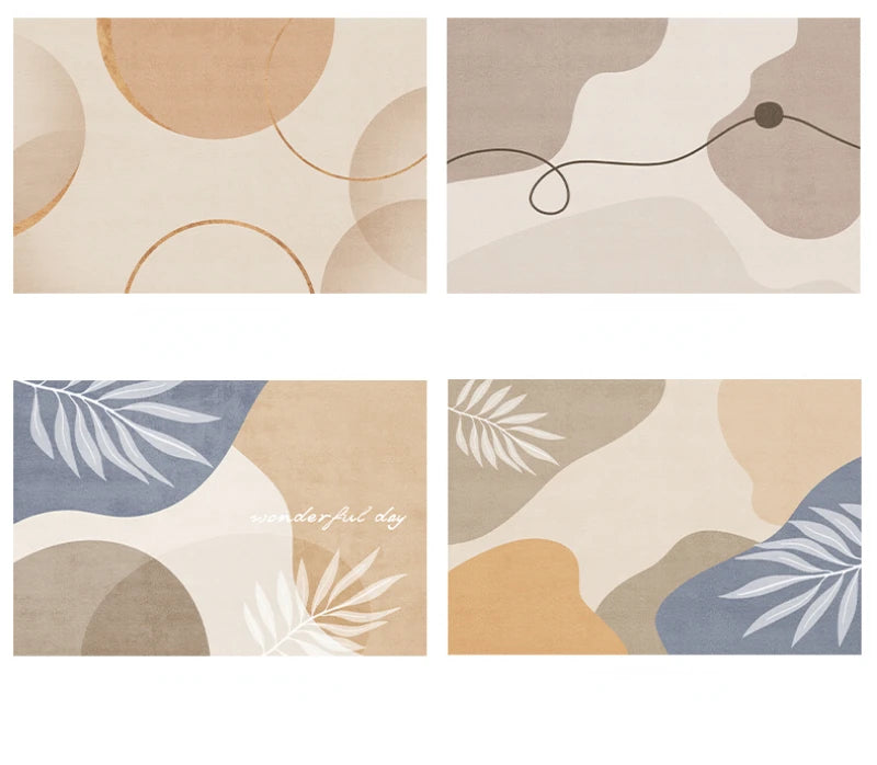 Tapis Géométrique Élégant et Minimaliste – Référence : 732468