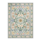 Tapis Floral Doux et Lavable en Machine – Référence : 738495
